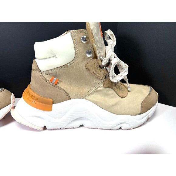 Sorel Size 10.5M KINETIC RNEGD CONQUEST Tawny Buff Sneakers Women's Shoes - Picture 16 of 16